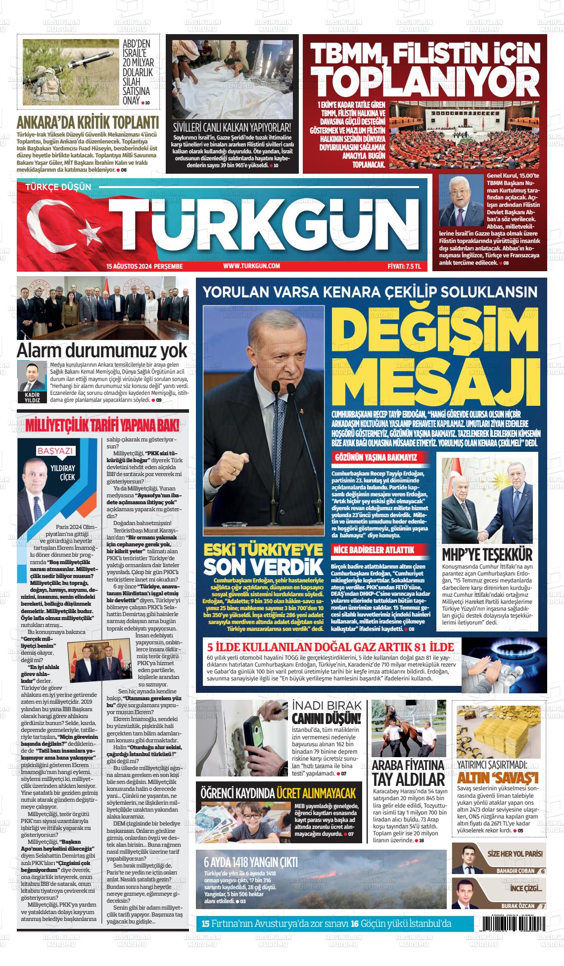 trkgn 15 agustos 2024 tarihli gazetesi B